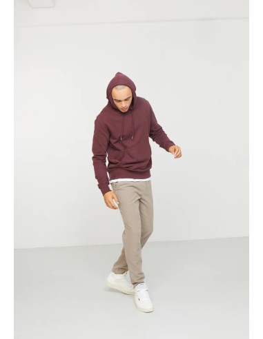 FELPA UOMO IN COTONE BIOLOGICO CON CAPPUCCIO...