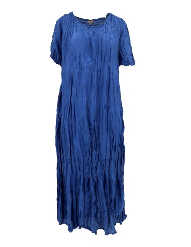 ABITO LUNGO IN PURA SETA "ZANTA"