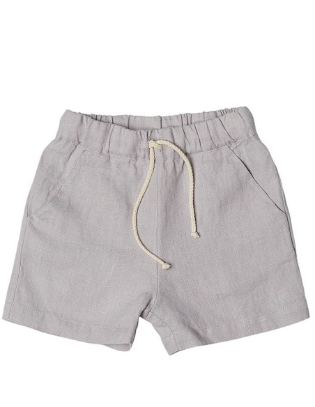 PANTALONE CORTO UNISEX IN 100% LINO "ARKIE"