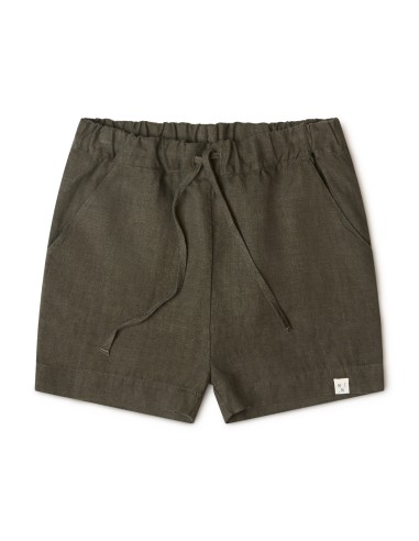 PANTALONE CORTO UNISEX IN 100% LINO "ARKIE"