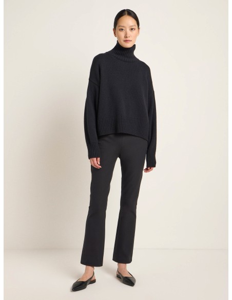 MAGLIONE OVERSIZE IN LANA E COTONE BIO