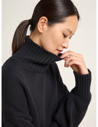 MAGLIONE OVERSIZE IN LANA E COTONE BIO