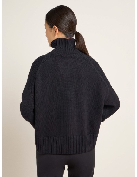 MAGLIONE OVERSIZE IN LANA E COTONE BIO