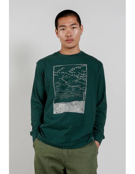 T-SHIRT UOMO IN COTONE BIOLOGICO "MIGRATION"