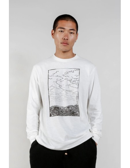 T-SHIRT UOMO IN COTONE BIOLOGICO "MIGRATION"