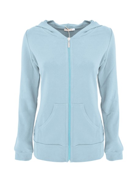 FELPA IN BAMBU' SLIM CON CAPPUCCIO