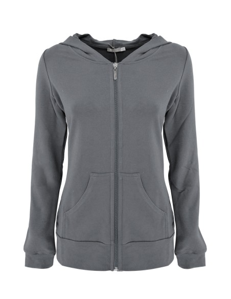 FELPA IN BAMBU' SLIM CON CAPPUCCIO