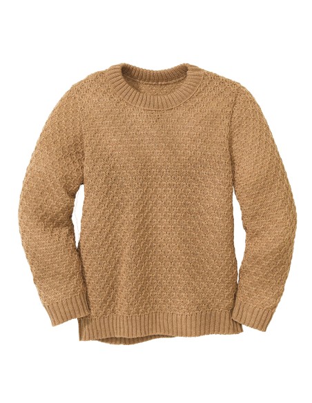 MAGLIONCINO KIDS IN 100% LANA MERINO BIOLOGICA LAVORATO