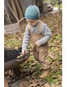 PANTALONE BABY IN LANA MERINO BIOLOGICA CON BRETELLE