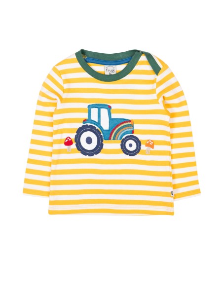 MAGLIA BIMBO IN COTONE BIOLOGICO "TRATTORE"