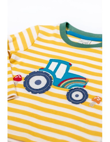 MAGLIA BIMBO IN COTONE BIOLOGICO "TRATTORE"