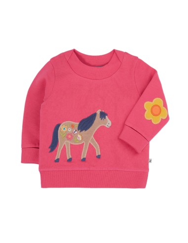 FELPA IN COTONE BIOLOGICO FELPATA "HORSE"