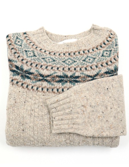 MAGLIONE DONNA SCOZZESE IN 100% LANA VERGINE  "PITMEDDEN"