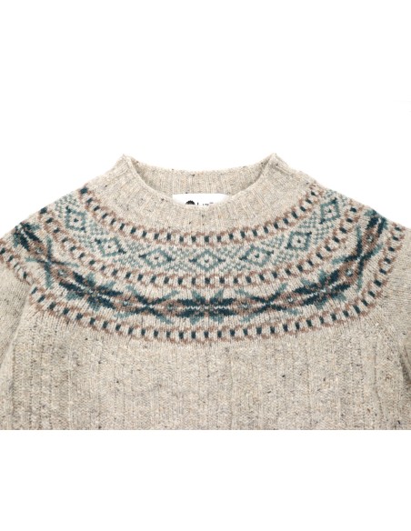 MAGLIONE DONNA SCOZZESE IN 100% LANA VERGINE  "PITMEDDEN"