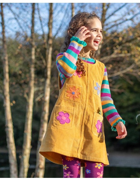 MAGLIONCINO IN COTONE BIOLOGICO "RAINBOW STRIPE"