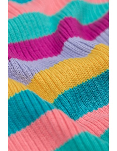 MAGLIONCINO IN COTONE BIOLOGICO "RAINBOW STRIPE"