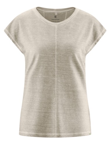 T-SHIRT DONNA IN CANAPA E COTONE BIOLOGICO...