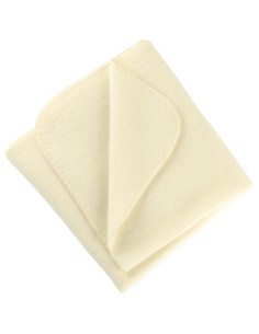 COPERTA BABY IN PILE DI LANA MERINO BIOLOGICA 80x100 -... 2