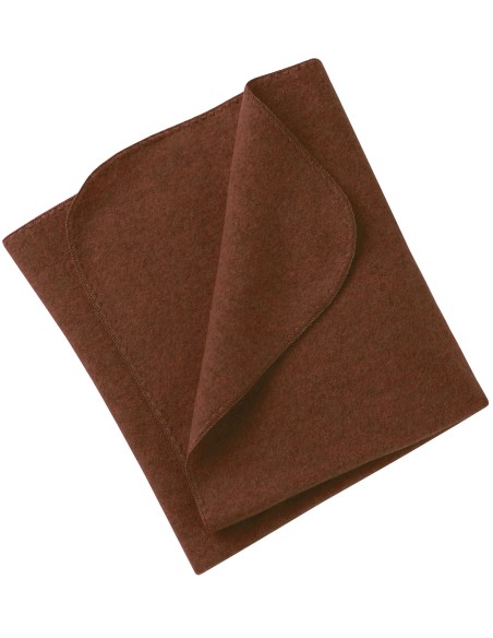 COPERTA BABY IN PILE DI LANA MERINO BIOLOGICA 80x100