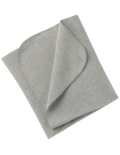 COPERTA BABY IN PILE DI LANA MERINO BIOLOGICA 80x100 -...