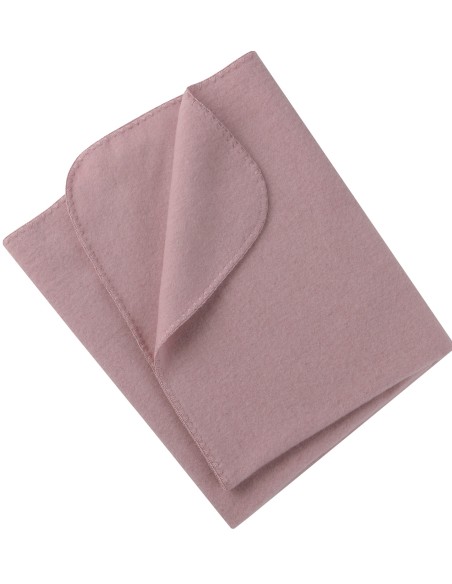 COPERTA BABY IN PILE DI LANA MERINO BIOLOGICA 80x100