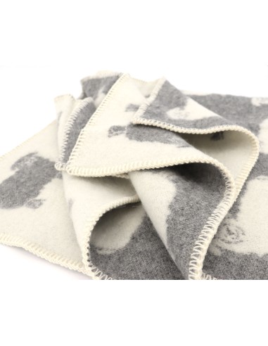 COPERTA IN 100% LANA MERINO 100x140 CM "PECORELLA"