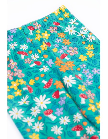 LEGGINGS BIMBA IN COTONE BIOLOGICO "LIBBY WILD WOODS"
