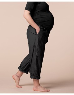 PANTALONE LEGGERISSIMO IN COTONE E SETA "MAILE" 2