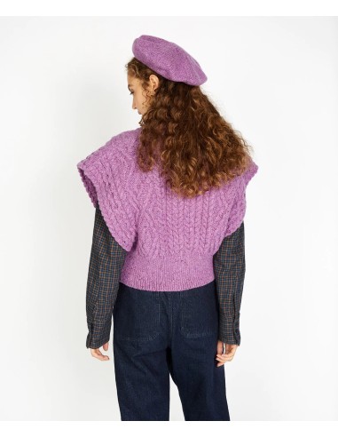 GILET IN LANA IRLANDESE E CASHMERE "FARMLEIGH"