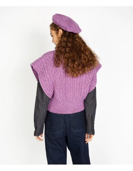 GILET IN LANA IRLANDESE E CASHMERE "FARMLEIGH"