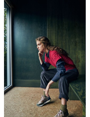 GILET IN LANA IRLANDESE E CASHMERE "FARMLEIGH"