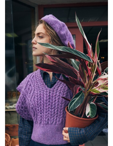 GILET IN LANA IRLANDESE E CASHMERE "FARMLEIGH"