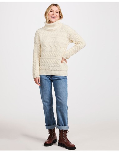 MAGLIONE ARAN IN 100% LANA MERINO SUPERSOFT...