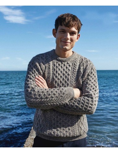 MAGLIONE IN LANA VERGINE IRLNDESE E CASHMERE