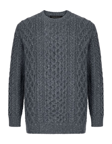 MAGLIONE IN LANA VERGINE IRLNDESE E CASHMERE