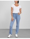 JEANS A GAMBA DRITTA IN COTONE BIOLOGICO "NOVA"