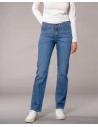 JEANS A GAMBA DRITTA IN COTONE BIOLOGICO "NOVA"