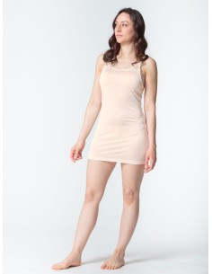 SOTTOVESTE SPALLINA STRETTA IN PURA SETA - NUDE SOTTOVESTE SPALLINA STRETTA IN PURA SETA - NUDE