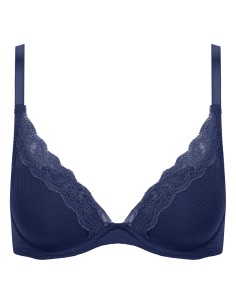 REGGISENO A VELA CON PIZZO "BROOKLYN" - BLU