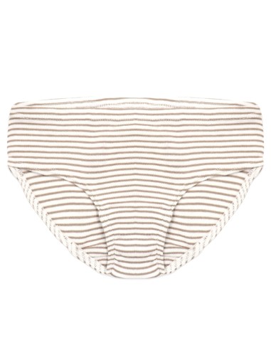 SLIP BIMBA IN COTONE BIOLOGICO A RIGHE