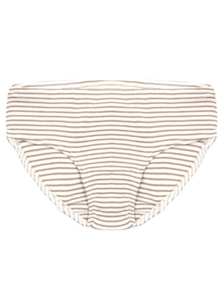 SLIP BIMBA IN COTONE BIOLOGICO A RIGHE