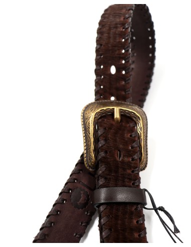CINTURA ARTIGIANALE IN PELLE "CAVALLINO"