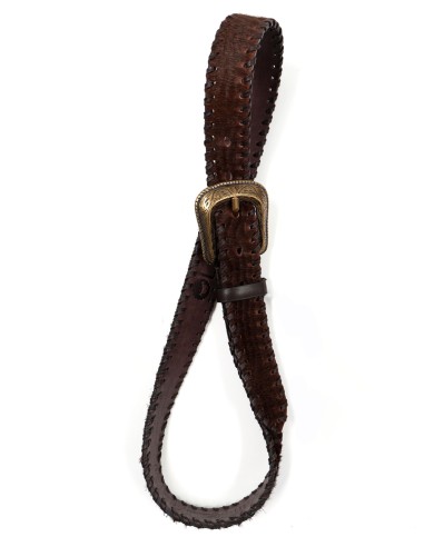 CINTURA ARTIGIANALE IN PELLE "CAVALLINO"