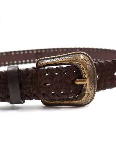 CINTURA ARTIGIANALE IN PELLE "CAVALLINO"