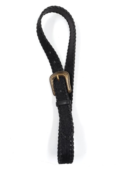 CINTURA ARTIGIANALE IN PELLE "CAVALLINO"