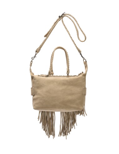 BORSA BAULETTO INDIANINO IN PELLE SCAMOSCIATA...