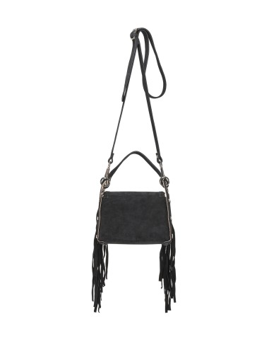 BORSETTA ARTIGIANALE IN PELLE SCAMOSCIATA CON...