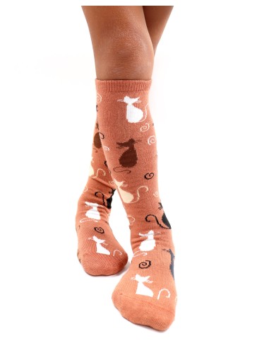 CALZINI LUNGHI IN BAMBU' BAMBINI "GATTI"