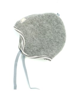 BERRETTO IN PILE DI LANA BABY "MINI" - GRIGIO
