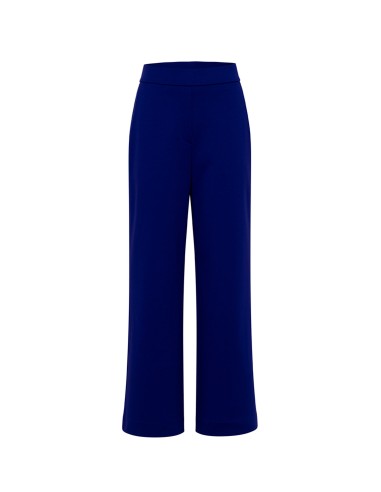 PANTALONE A GAMBA DRITTA IN LANA E COTONE...